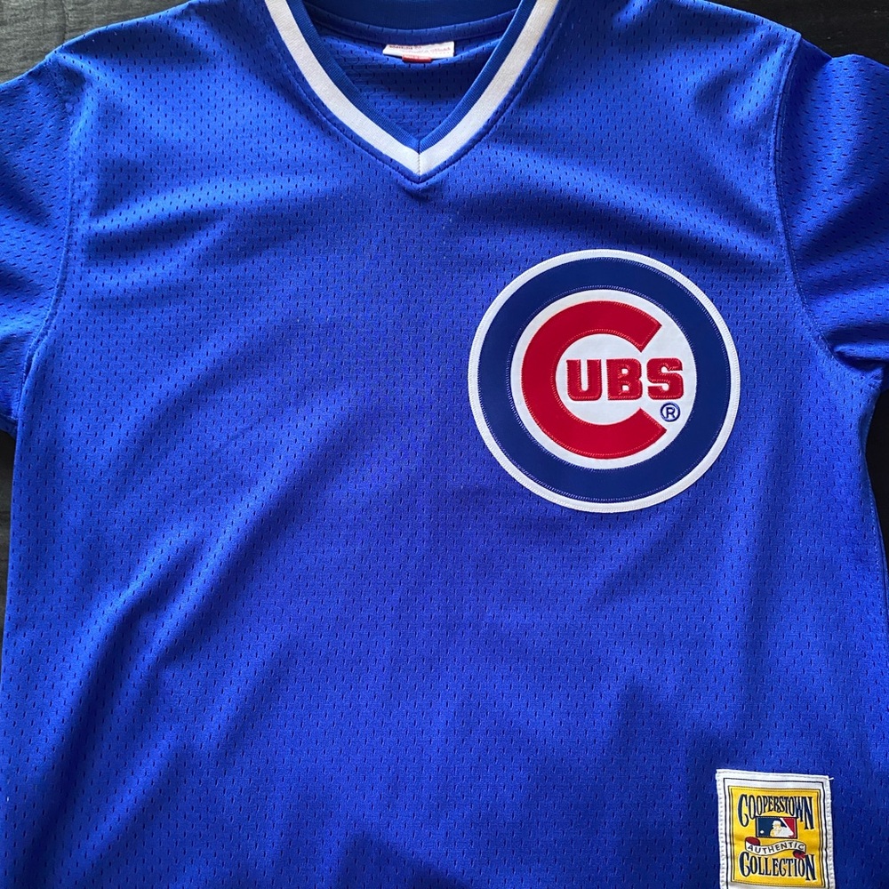 Mitchell & Ness Blue Cubs Jersey